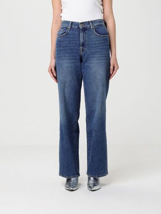 7 For All Mankind Jeans a gamba dritta 7 For All Mankind in denim di cotone