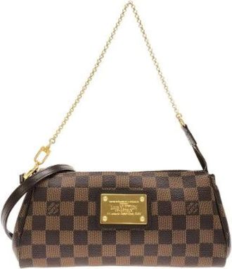 Louis Vuitton Borsa a spalla Eva Damier Pre-owned - - Pre-owned - Donna - Marrone - ONE SIZE