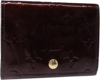 Louis Vuitton Pre-owned Wallets, female, Purple, Size: ONE SIZE Pre-owned Leather Wallet