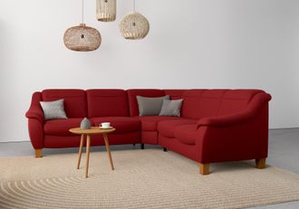 HOME AFFAIRE Ecksofa »Caldera L-Form« Federkern, wahlweise mit Kopfteilverstellung, Bettfunktion, Bettkasten