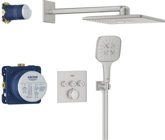 GROHE Grohtherm smartcontrol Perfect showerset compleet supersteel