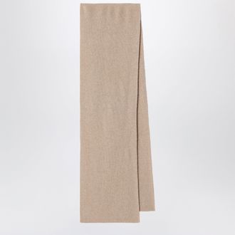 Le Bonnet Scarf in wool and Caregora in Sand