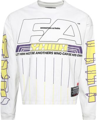 RRR123 T-shirt His Own Racing - Bianco