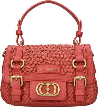 La Carrie Atena Bag - Dames - Handtassen - Rood - ONE Size - Leer - Tassen
