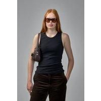 Adnym Atelier Classic Tank Top with Asymmetric Shoulders