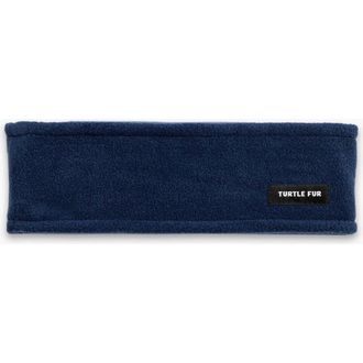 Turtle Fur Double-Layer Fleece Headband in Navy at Nordstrom