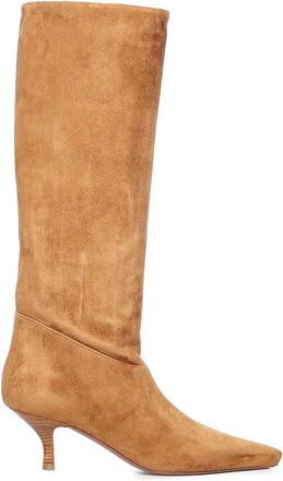 PARIS TEXAS Rose Suede Boots