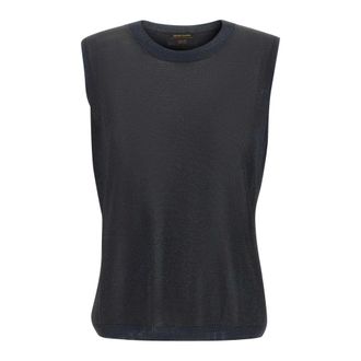 Gran Sasso Sleeveless Top - female - Gran Sasso - Sleeveless Tops - Blue - XL - Tops