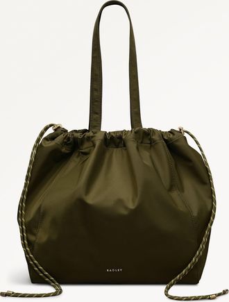 Radley London Khaki Large Open Top Tote Bag Eden Row AW25 Radley London