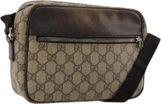 Gucci Pre-owned Cross Body Bags, female, Beige, Size: ONE SIZE Pre-owned Vintage Shoulder Bag