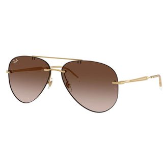 Ray-Ban Aviator Zonnebril - unisex - Zonnebrillen - Geel - 59 MM - Accessoires