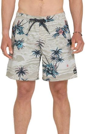 Quiksilver Mix Volley 17 Swim Trunks in Twill at Nordstrom, Size Xx-Large
