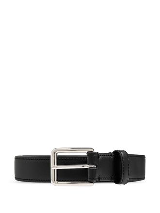 Dsquared2 leather belt - men - zamac/Calf Leather - 105 - Black