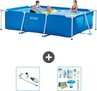 Intex Piscina Con Estructura Rectangular - 300x200x75 Cm - 5-piezas S22351
