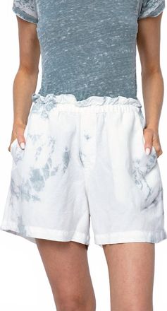NSF Joey Easy Short In Bright Paris Wash