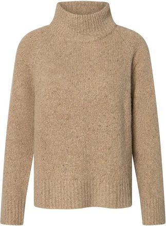 Windsor Su&eacute;ter de cuello alto de cachemira - Knitwear - Mujer - Marr&oacute;n - 2XL
