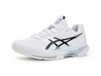 Asics Solution Speed FF 4 Mens Tennis Shoes White/Black : 11.5 D - Medium, Synthetic