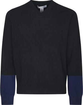 Comme Des Gar&ccedil;ons Comme des Garcons Truien - Heren - V-hals truien - Zwart - S - Truien & Vesten
