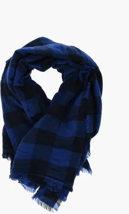 Destin Checked Scarf with Fringes size Unica