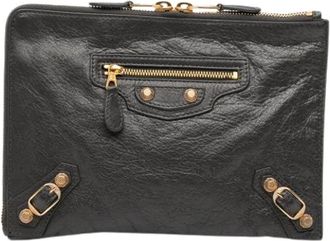 Balenciaga Pre-owned Clutches, female, Gray, Size: ONE SIZE Pre-owned Clutch Bag