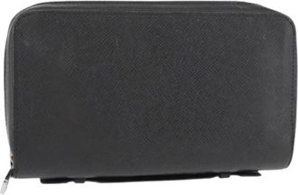 Louis Vuitton Pre-owned Wallets, female, Black, Size: ONE SIZE Pre-owned Leather Wallet