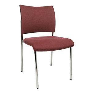 Topstar Silla Para Visitas Apilable 4 Patas Respaldo Acolchado Ue