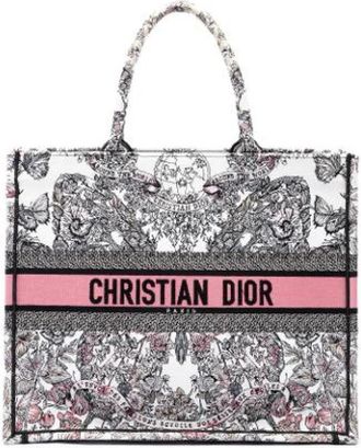 Dior Pre-owned Book Tote - Dames - Vintage Shopper - Wit - ONE Size - Vintage