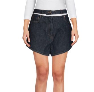 Valentino Garavani Valentino Cut Out Denim Shorts Size S