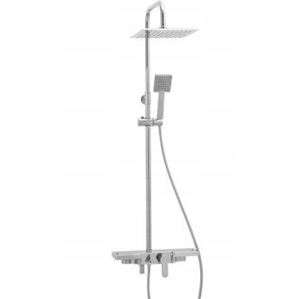 Desconocido Desconocido - Columna De Ducha Para Ba&ntilde;era, Cromo