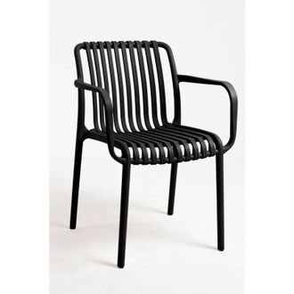 Regalos Miguel Regalos Miguel - Sillas Jard&iacute;n - Silla Somer Con Reposabrazos - Negro