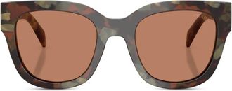 Prada Occhiali da sole cat-eye - Marrone
