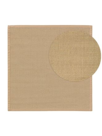 benuta Alfombra sisal crema 150x150