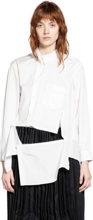 Comme Des Garçons Asymmetric Cropped Pocket Shirt
