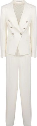 Tagliatore Alicya Suit - Dames - Business pakken - Wit - L - Wol - Kostuums