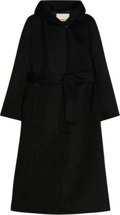 Pennyblack Cappotto Midi con Cintura - - Coats - Donna - Nero - XS