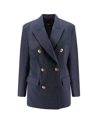 Pinko New Guinea Woven Wool Blazer