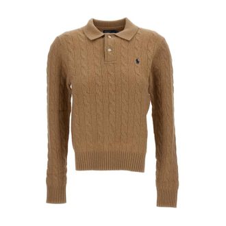 Polo Ralph Lauren Mujer, Camisetas, Beige, Talla: S
