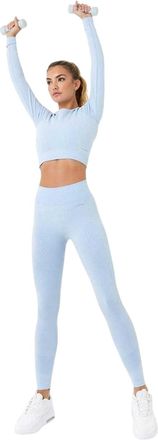 Usa Pro Naadloze leggings met hoge taille voor dames (Brunnera Blauw)