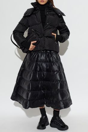 Moncler Down Jacket Castelnew, Womens, Black