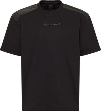 Carlo Colucci Oversize T-shirt - Heren - T-shirts - Zwart - S - Katoen - Tops