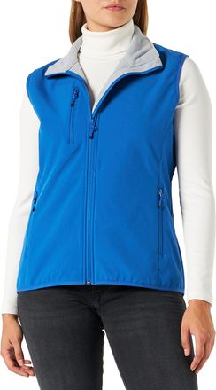Clique Clique Womens Ladies Softshell Vest Gilet Outdoot, Blue (Royal Blue), 6 (Size:XS)