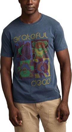 Lucky Brand Grateful Dead Pop Cotton Graphic T-Shirt in Insignia Blue at Nordstrom, Size X-Large