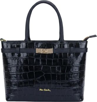 Pierre Cardin Handbag - Dames - Handtassen - Blauw - ONE Size - Leer - Tassen