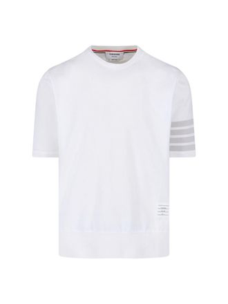 Thom Browne 4 Bar T-Shirt - White