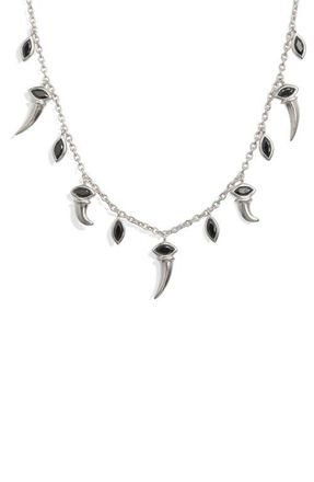 Awe Inspired x Jhen&eacute; Aiko Saber-Tooth Layering Necklace in 925 Sterling Silver at Nordstrom