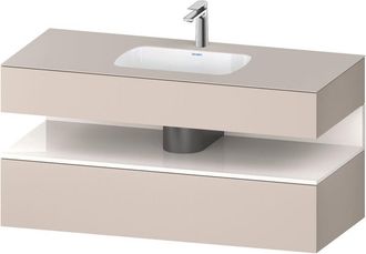 Duravit Qatego Lavabo Encastrado Con Base De Lavabo Consola, - Duravit