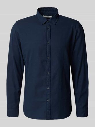 Selected Slim Fit Freizeithemd aus reiner Baumwolle Modell SLIMOWEN in Marine, Gr&ouml;&szlig;e XL