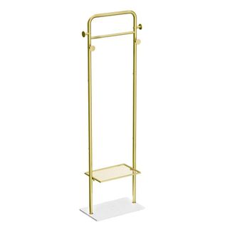 OEM Perchero, Construcci&oacute;n De Metal Resistente, Dise&ntilde;o Moderno, Dorado