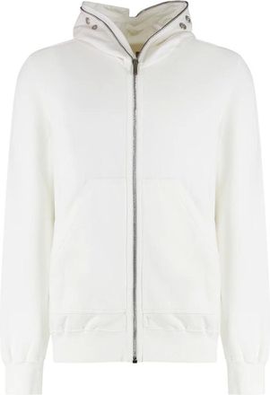 Rick Owens Heren, Sweatshirts & Hoodies, Wit, Maat: S Katoen