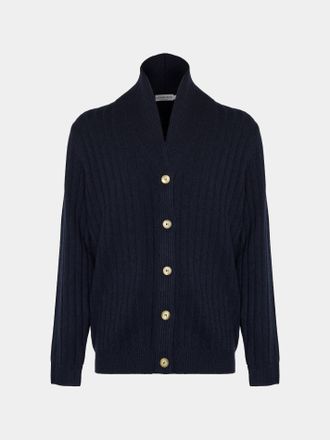 arch4 Denver Baby Goat Cashmere Stretch-Knit Cardigan Size: XL